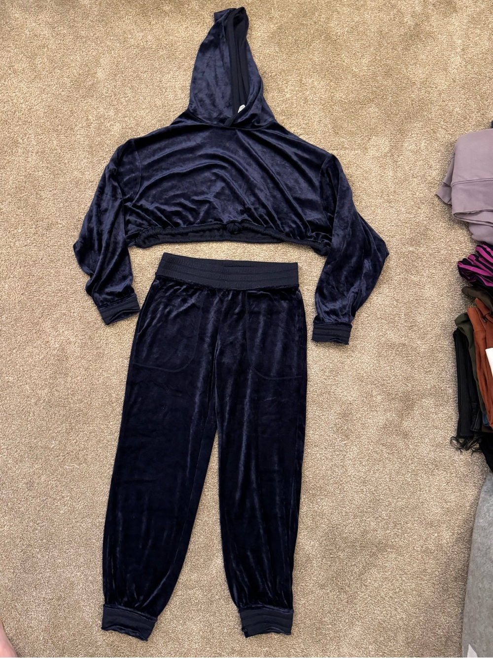Free people Velour Lounge Set